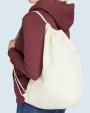 SG CLOTHING Cotton Backpack Single Drawstring Tasche personalisierbar