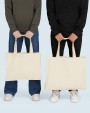 SG CLOTHING Canvas Wide Shopper with Fold LH Tasche personalisierbar