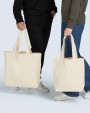 Tote bag SG CLOTHING Canvas Wide Shopper LH voor bedrukking &amp; borduring