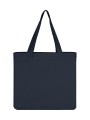 SG CLOTHING Canvas Wide Shopper LH bleu foncé personnalisable