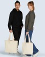 Tote bag SG CLOTHING Canvas Wide Shopper LH voor bedrukking &amp; borduring