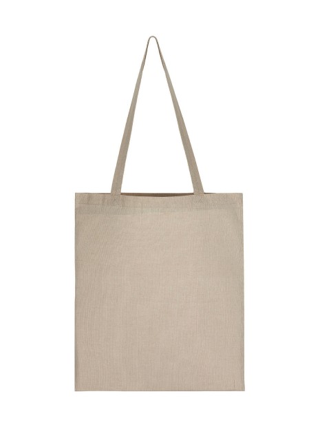 SG CLOTHING Recycled Cotton/Polyester Tote LH natural heather personnalisable