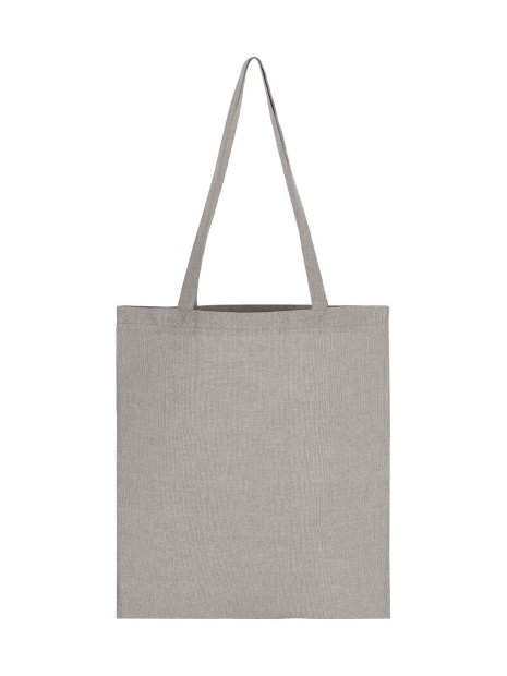 SG CLOTHING Recycled Cotton/Polyester Tote LH grey heather personnalisable