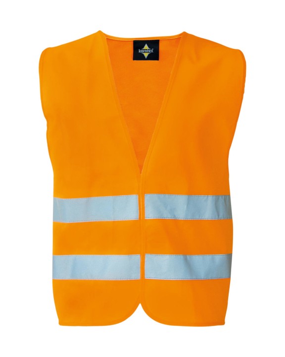 KORNTEX Basic Safety Vest in a Pouch "Mannheim" Warnweste personalisierbar