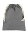 SG CLOTHING Recycled Cotton/Polyester Stuff Bag Tasche personalisierbar