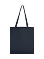 SG CLOTHING Premium Canvas Organic Tote LH bleu foncé personnalisable