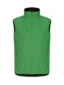 CLIQUE Classic Softshell Vest vert pomme personnalisable