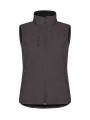 CLIQUE Classic Softshell Vest Women dark grey personnalisable