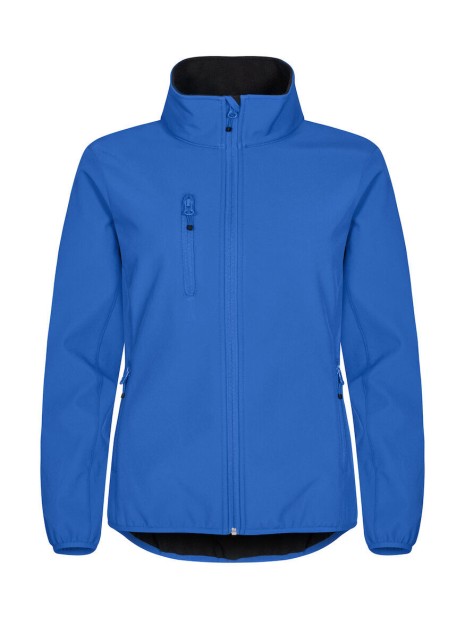 CLIQUE Classic Softshell Jacket Women bleu royal personnalisable