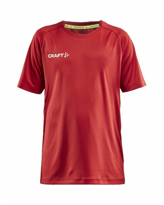 CRAFT Evolve Tee JR T-Shirt personalisierbar