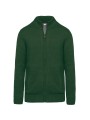 WK. DESIGNED TO WORK Cardigan doublé polaire homme forest green personnalisable