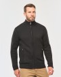 Pull personnalisable WK. DESIGNED TO WORK Cardigan doublé polaire homme