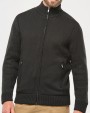 Pull personnalisable WK. DESIGNED TO WORK Cardigan doublé polaire homme