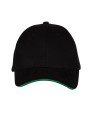 Casquette personnalisable BLACK & MATCH CASQUETTE 6 PANS