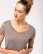KARIBAN Damen Lyocell TENCEL™-T-Shirt T-Shirt personalisierbar