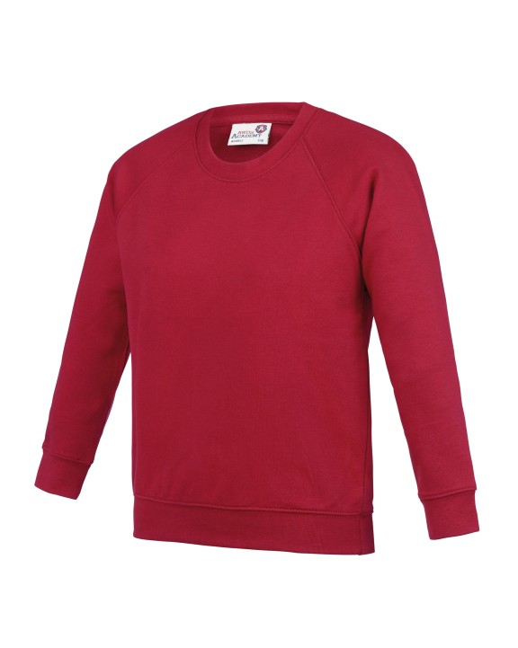 Sweater AWDIS Kids Academy raglan sweatshirt voor bedrukking &amp; borduring