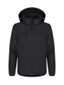 CLIQUE Classic Softshell Jacket Junior noir personnalisable