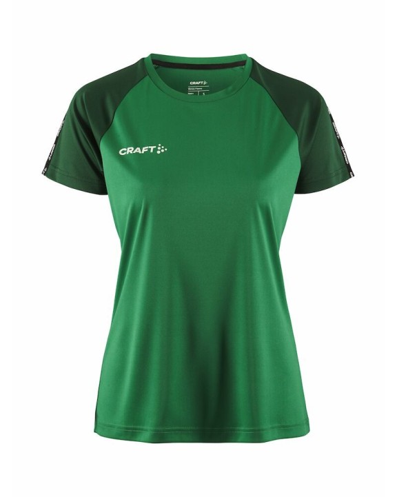 CRAFT Squad Go Contrast Jersey W T-Shirt personalisierbar