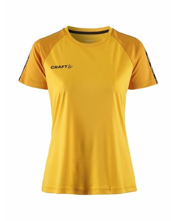 CRAFT Squad Go Contrast Jersey W T-Shirt personalisierbar