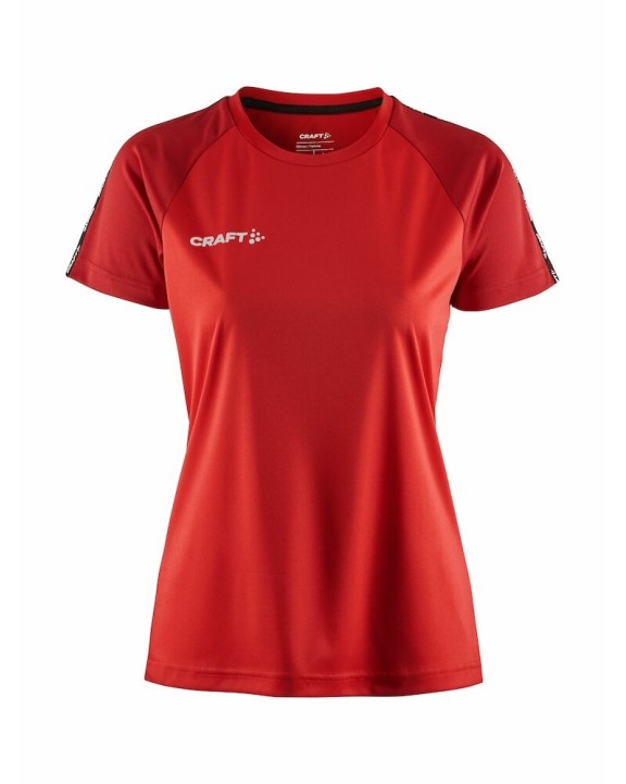 CRAFT Squad Go Contrast Jersey W T-Shirt personalisierbar