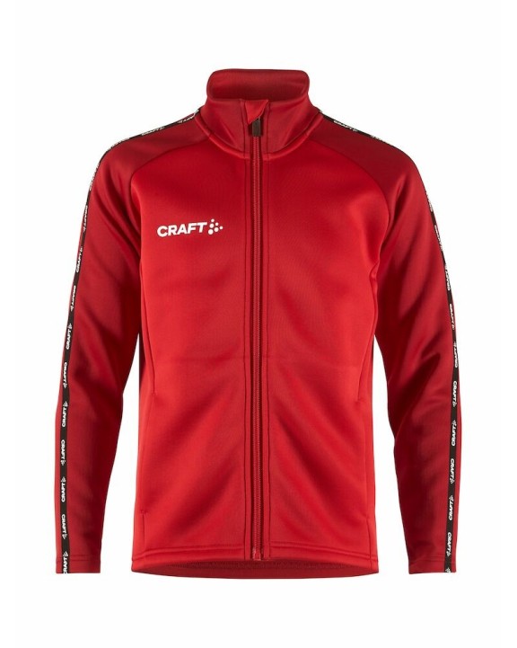 CRAFT Squad 2.0 Full Zip Jr Jacke personalisierbar