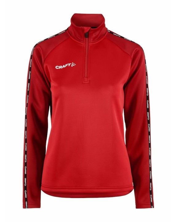 CRAFT Squad 2.0 Half Zip W Sweatshirt personalisierbar