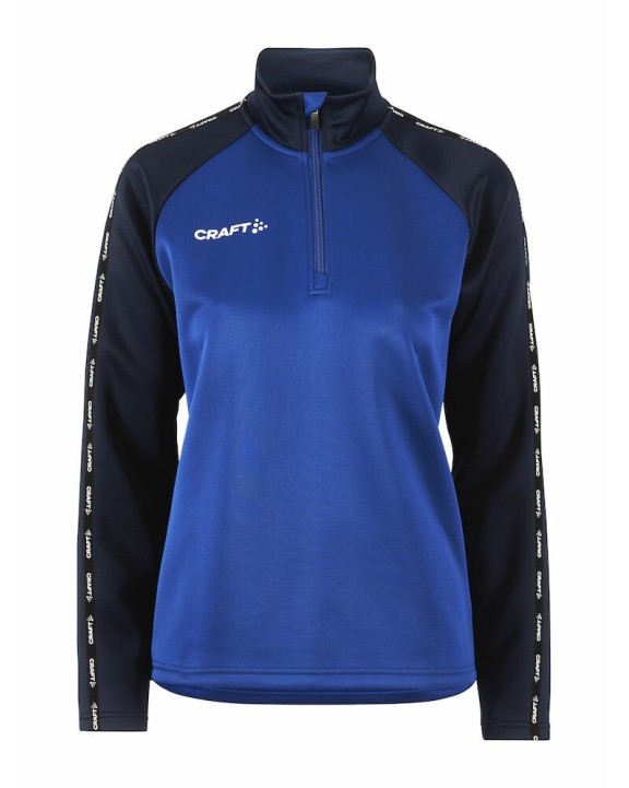 CRAFT Squad 2.0 Half Zip W Sweatshirt personalisierbar