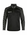 Sweat-shirt personnalisable CRAFT Squad 2.0 Half Zip Jr