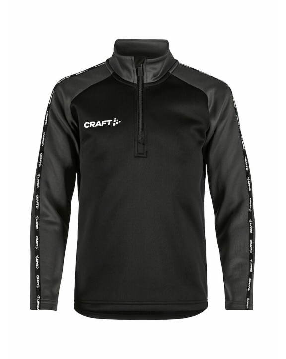 Sweat-shirt personnalisable CRAFT Squad 2.0 Half Zip Jr
