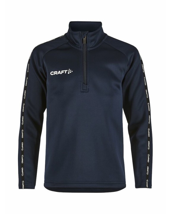 Sweat-shirt personnalisable CRAFT Squad 2.0 Half Zip Jr