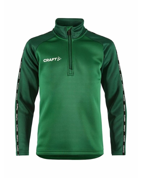 Sweat-shirt personnalisable CRAFT Squad 2.0 Half Zip Jr