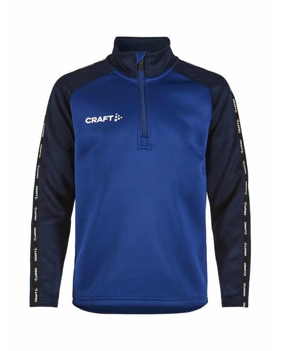 Sweat-shirt personnalisable CRAFT Squad 2.0 Half Zip Jr