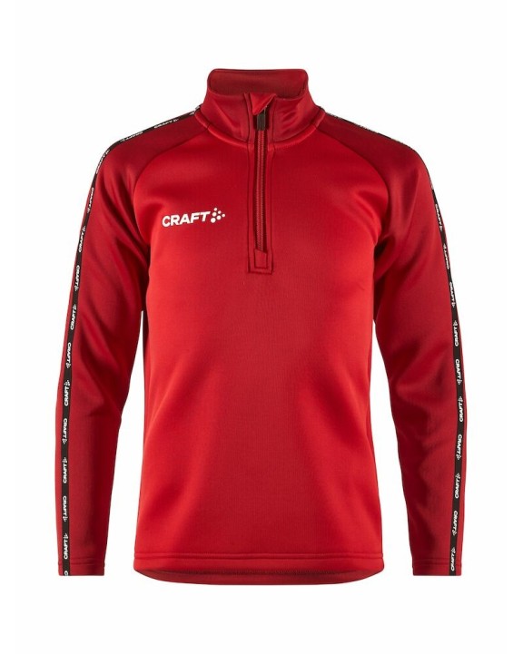 Sweat-shirt personnalisable CRAFT Squad 2.0 Half Zip Jr