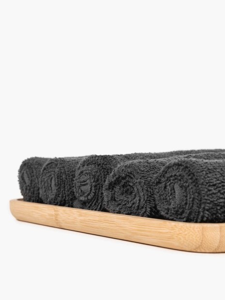 Produits éponges à personnaliser KARIBAN Serviettes d'invité 30 x 30 cm - Lot de 5 serviettes 