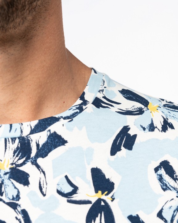 T-shirt personnalisable NATIVE SPIRIT T-shirt écoresponsable imprimé tropical homme