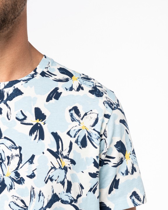 T-shirt personnalisable NATIVE SPIRIT T-shirt écoresponsable imprimé tropical homme