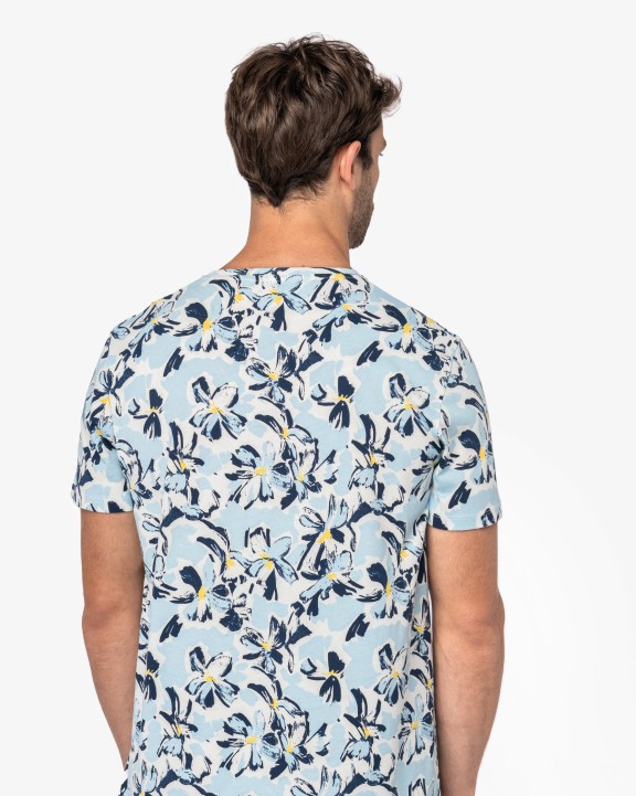T-shirt personnalisable NATIVE SPIRIT T-shirt écoresponsable imprimé tropical homme