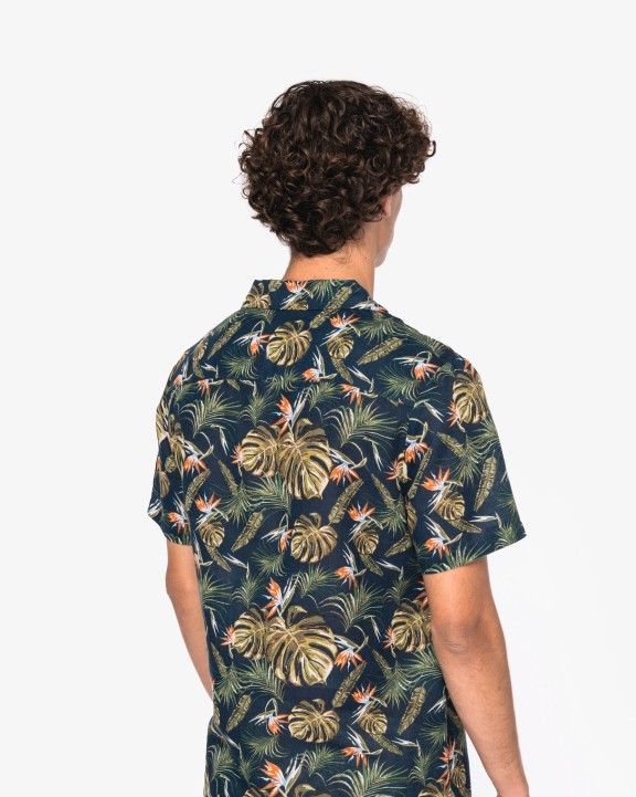Chemise personnalisable NATIVE SPIRIT Chemise écoresponsable imprimé hawaïen homme