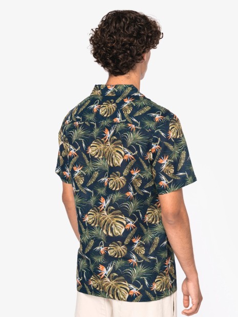 Chemises à personnaliser NATIVE SPIRIT Chemise écoresponsable imprimé hawaïen homme 