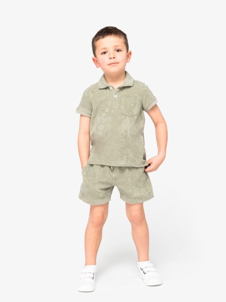 Bermudas & Shorts à personnaliser NATIVE SPIRIT Short écoresponsable en éponge garçon 