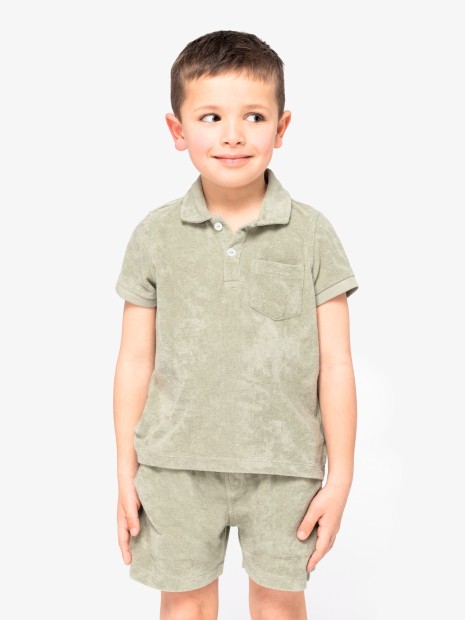 Bermudas & Shorts à personnaliser NATIVE SPIRIT Short écoresponsable en éponge garçon 