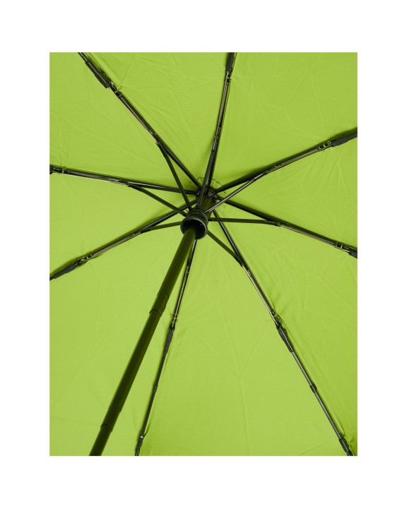 4DO Bo 21" Vollautomatik Kompaktregenschirm aus recyceltem PET-Kunststoff Regenschirm personalisierbar