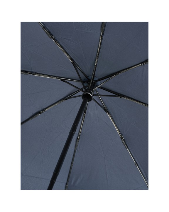 4DO Bo 21" Vollautomatik Kompaktregenschirm aus recyceltem PET-Kunststoff Regenschirm personalisierbar