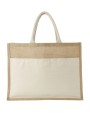 4DO Mumbay Jute Tragetasche 18L Tote Bag personalisierbar