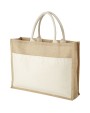 4DO Mumbay Jute Tragetasche 18L Tote Bag personalisierbar