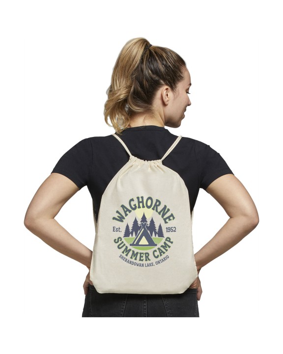 4DO Oregon 100 g/m² Premium Turnbeutel 5L Tasche personalisierbar