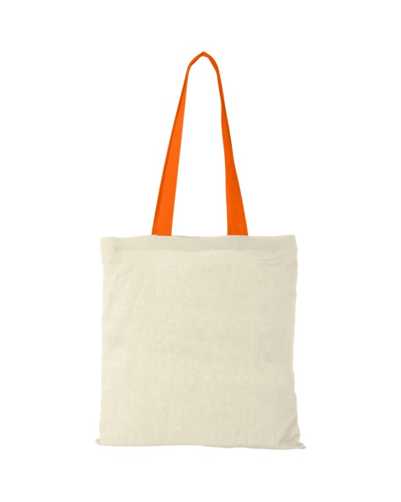 Sac & bagagerie personnalisable 4DO Sac coton Nevada 100 gr/m² avec poignées de couleur 7L