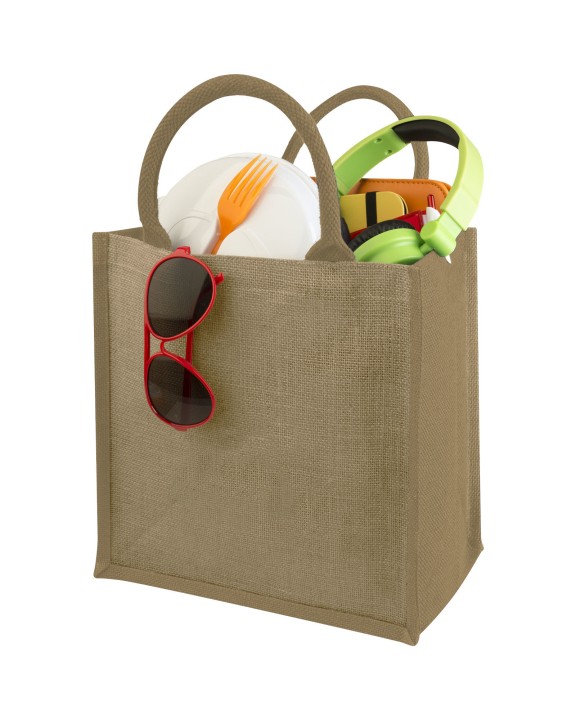 4DO Chennai Jute Tragetasche 16L Tote Bag personalisierbar
