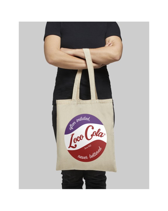 Sac & bagagerie personnalisable 4DO Sac shopping coton Madras 140 gr/m² 7L
