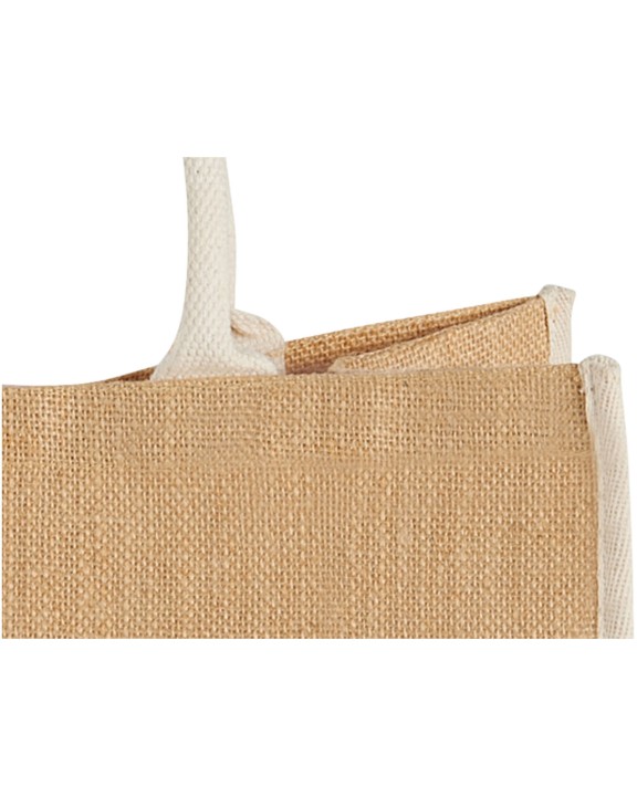 4DO Harry farbige Jute Tragetasche 25L Tote Bag personalisierbar